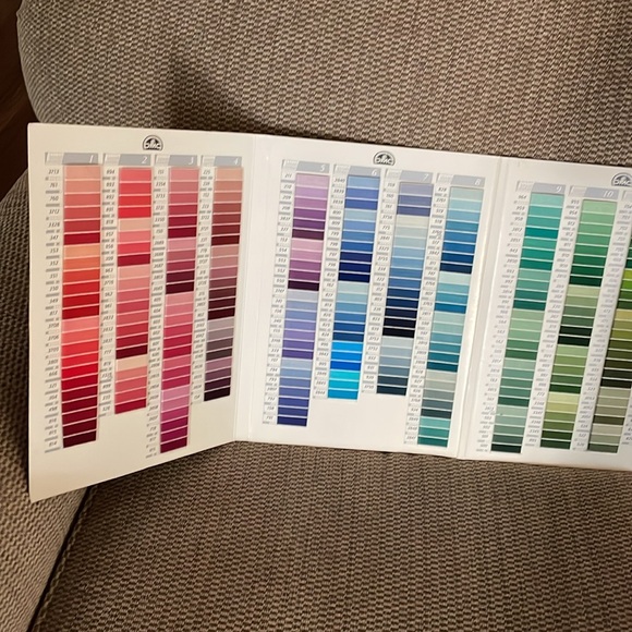 DMC floss color chart folder. - Picture 4 of 7